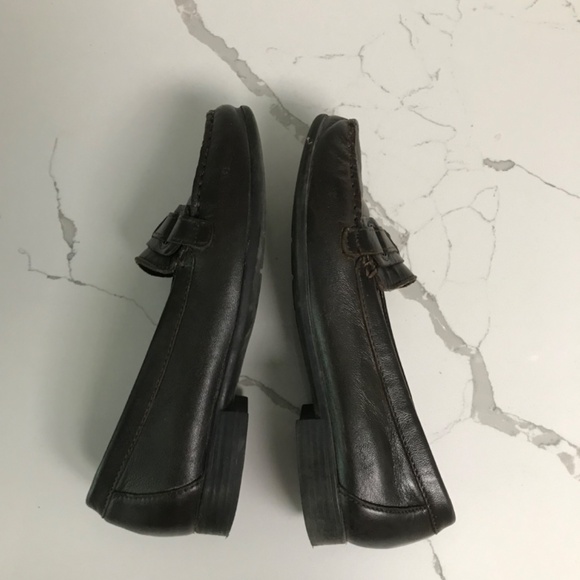 Clarks Bendables Brown Leather Loafer US 6.5 M - Picture 5 of 8